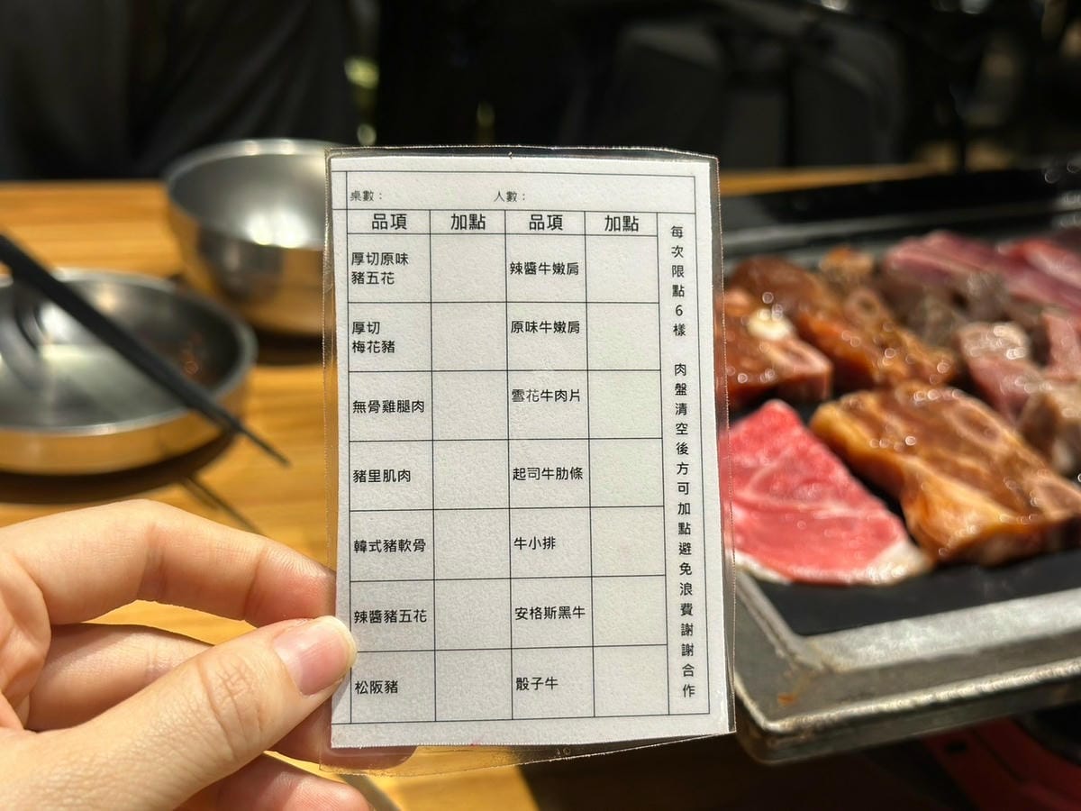 台北啾哇嘿喲韓式烤肉專門店吃到飽菜單及評價!!超高cp值的韓