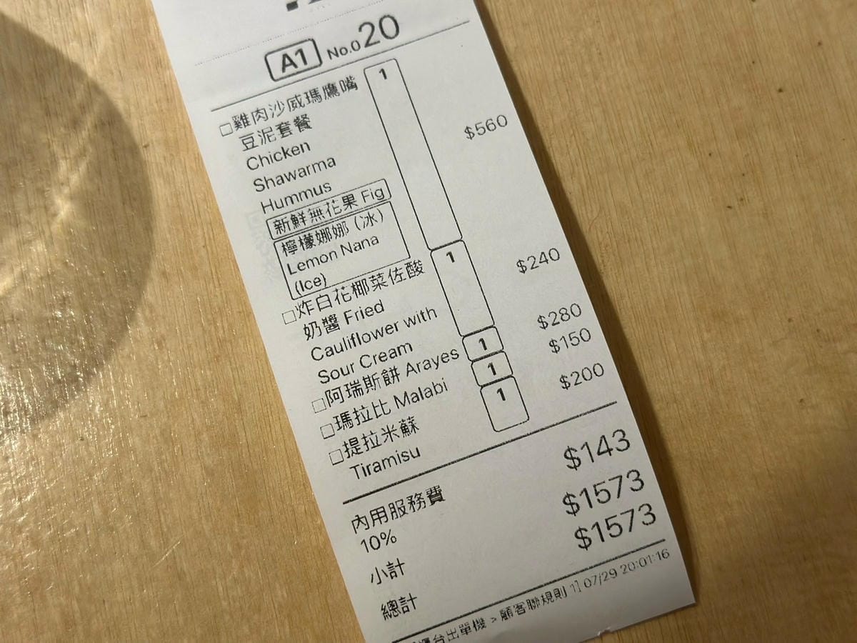 台北最道地的以色列料理餐廳｜波 Wave Jaffa Cui