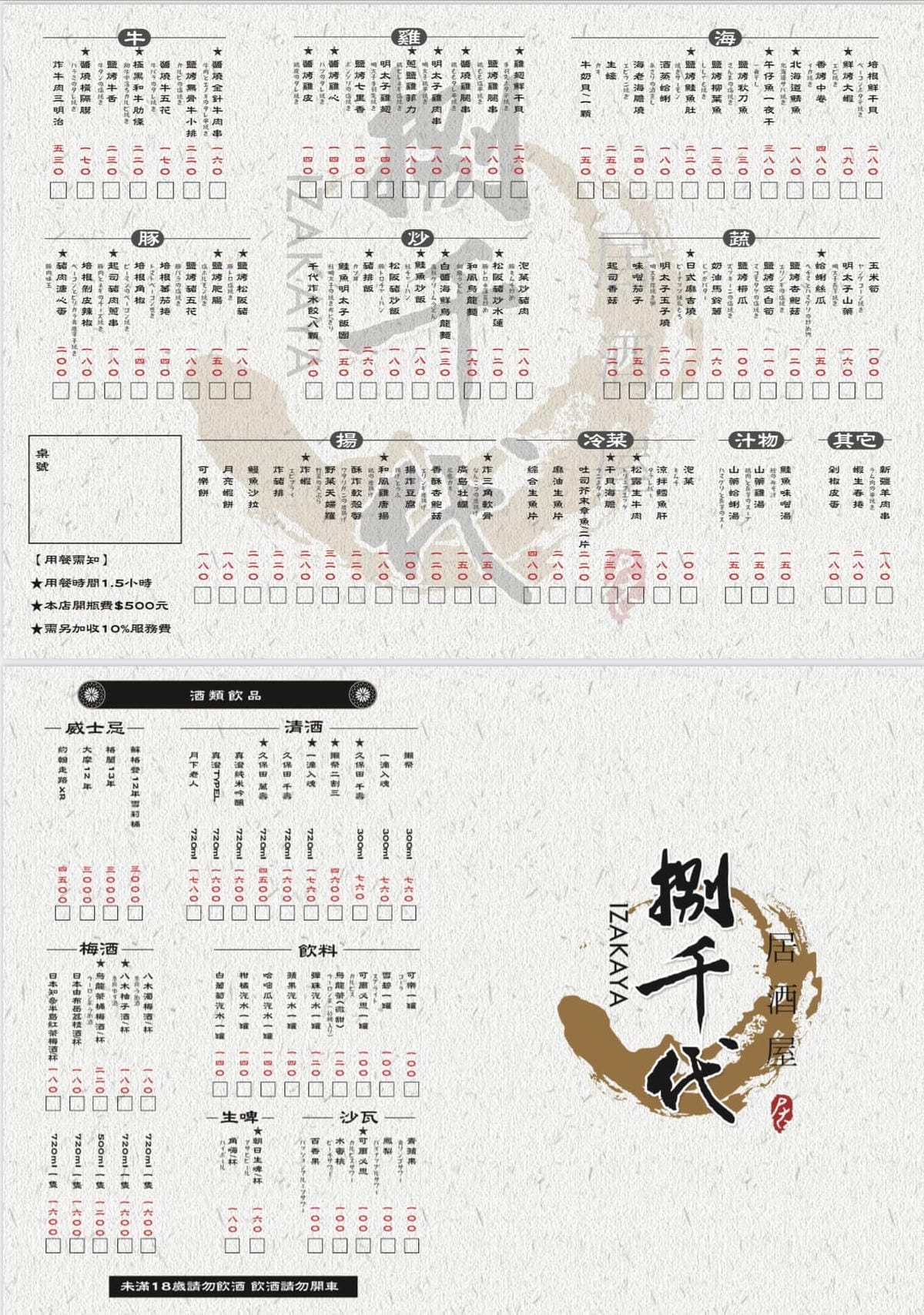 捌千代酒場│板橋居酒屋的美味體驗