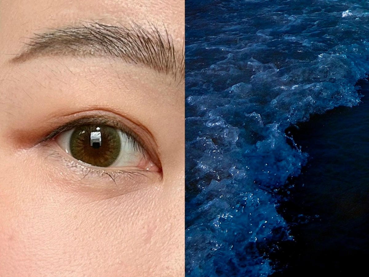 Lens++抗藍光彩色日拋隱形眼鏡分享│混血感自然眼珠