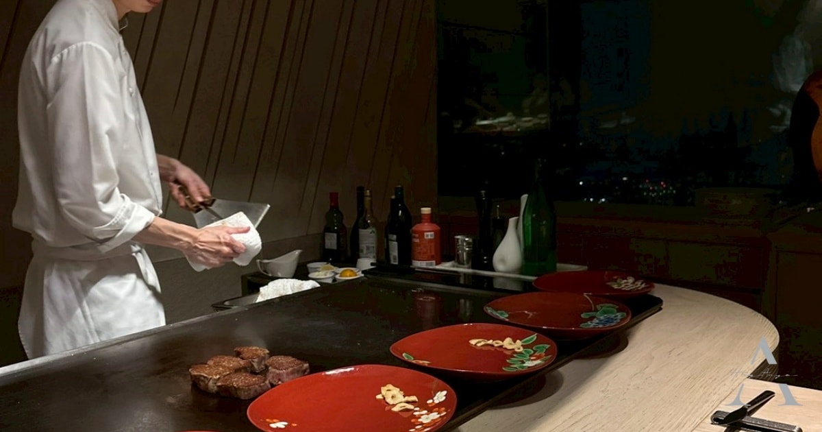 微風南山美食｜信義區景觀餐廳The Ukai Taipei 米其林一星鐵板燒
